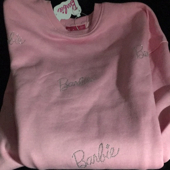 Barbie Oversized Sweatshirt Crystal NWT - Picture 6 of 6